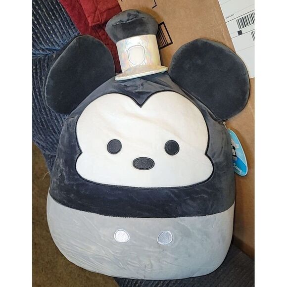 Squishmallows Disney 14-Inch Steamboat Willie Mickey Mouse Plush - Add to Your - Picture 12 of 15
